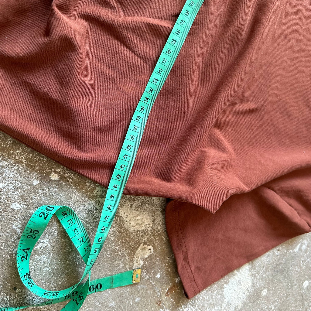 Brown Plain Tshirt - S